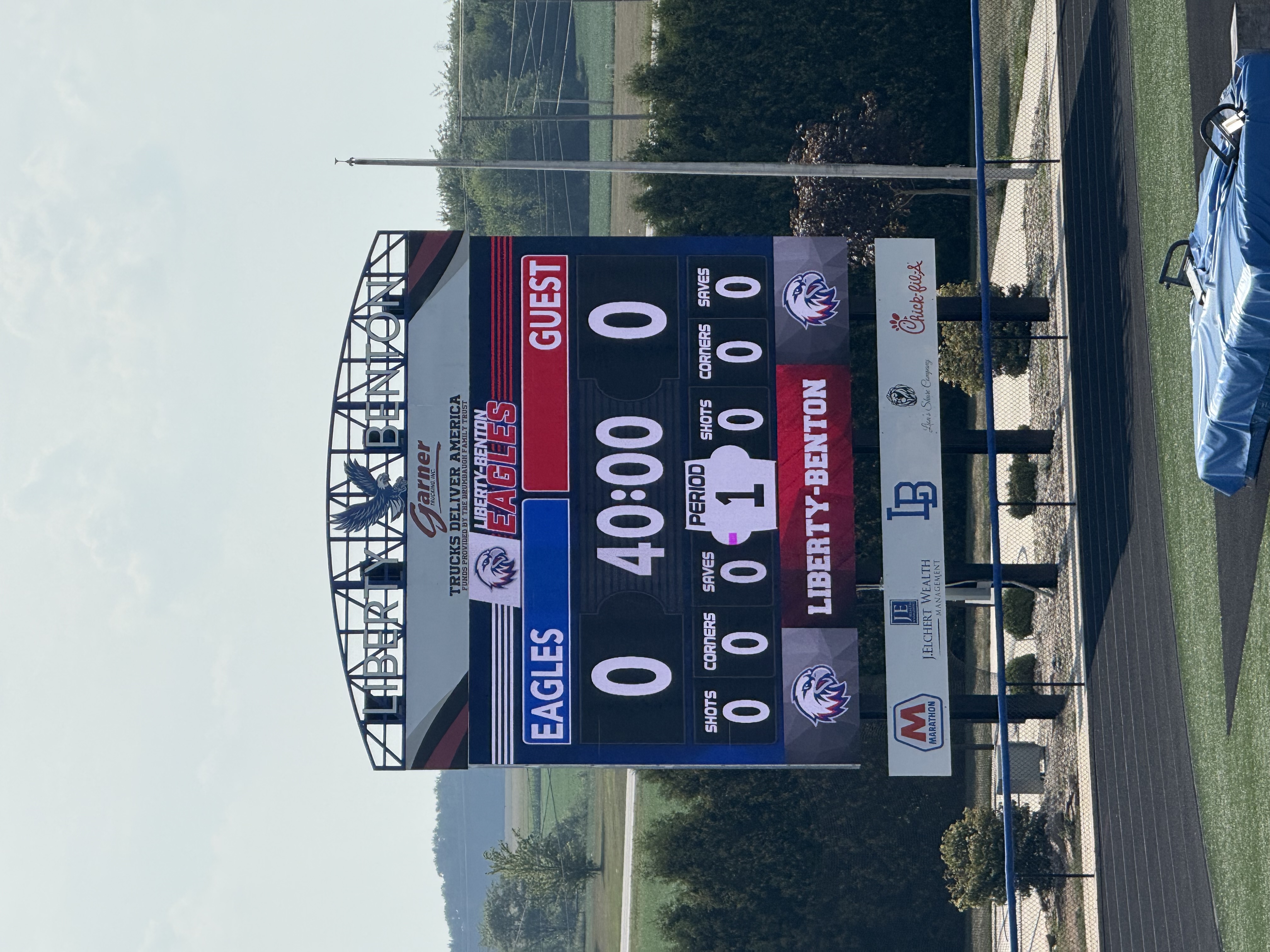 LB stadium videoboard scoreboard
